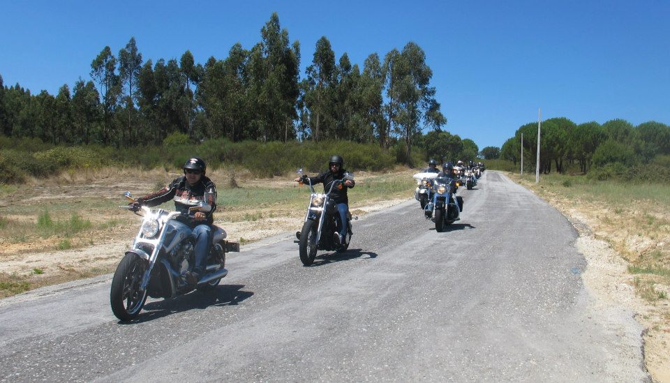 une partie des 30 motos