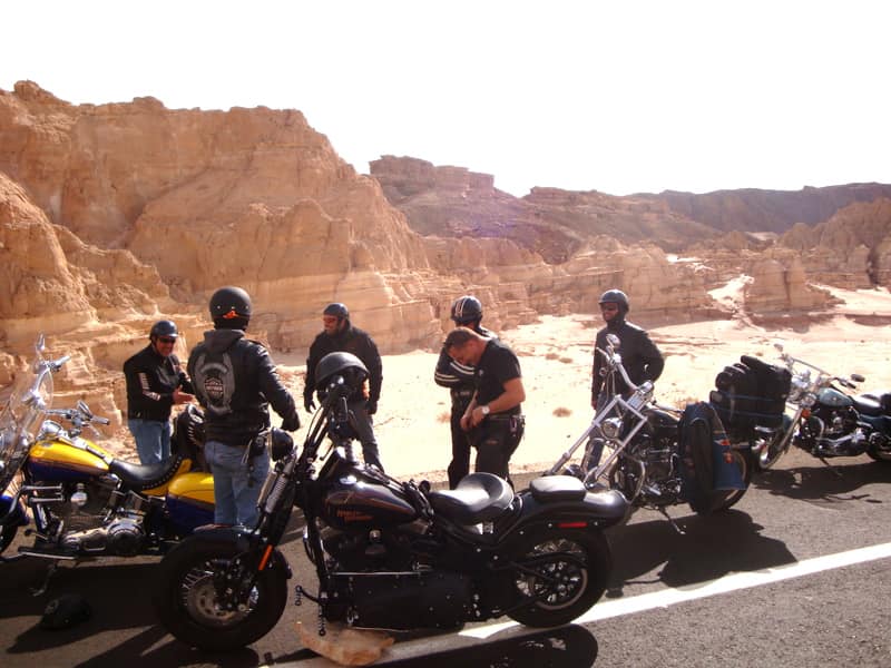 MOTORCYCLE TOURS IN EGYPT  Circuit moto en Egypte