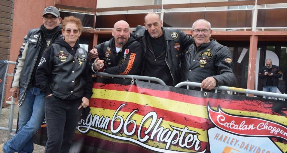 Les membres du Chapter HD 66 Perpignan