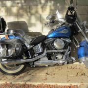 Harley-Davidson Heritage Softail Classic 1340 cm3 USA année 1995.