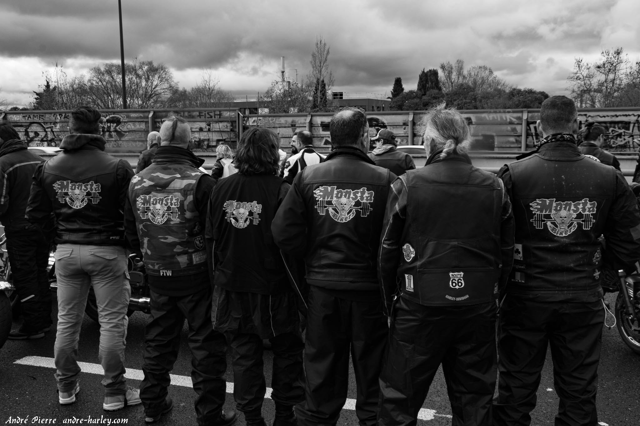 Manifestation des bikers 12 mars 14