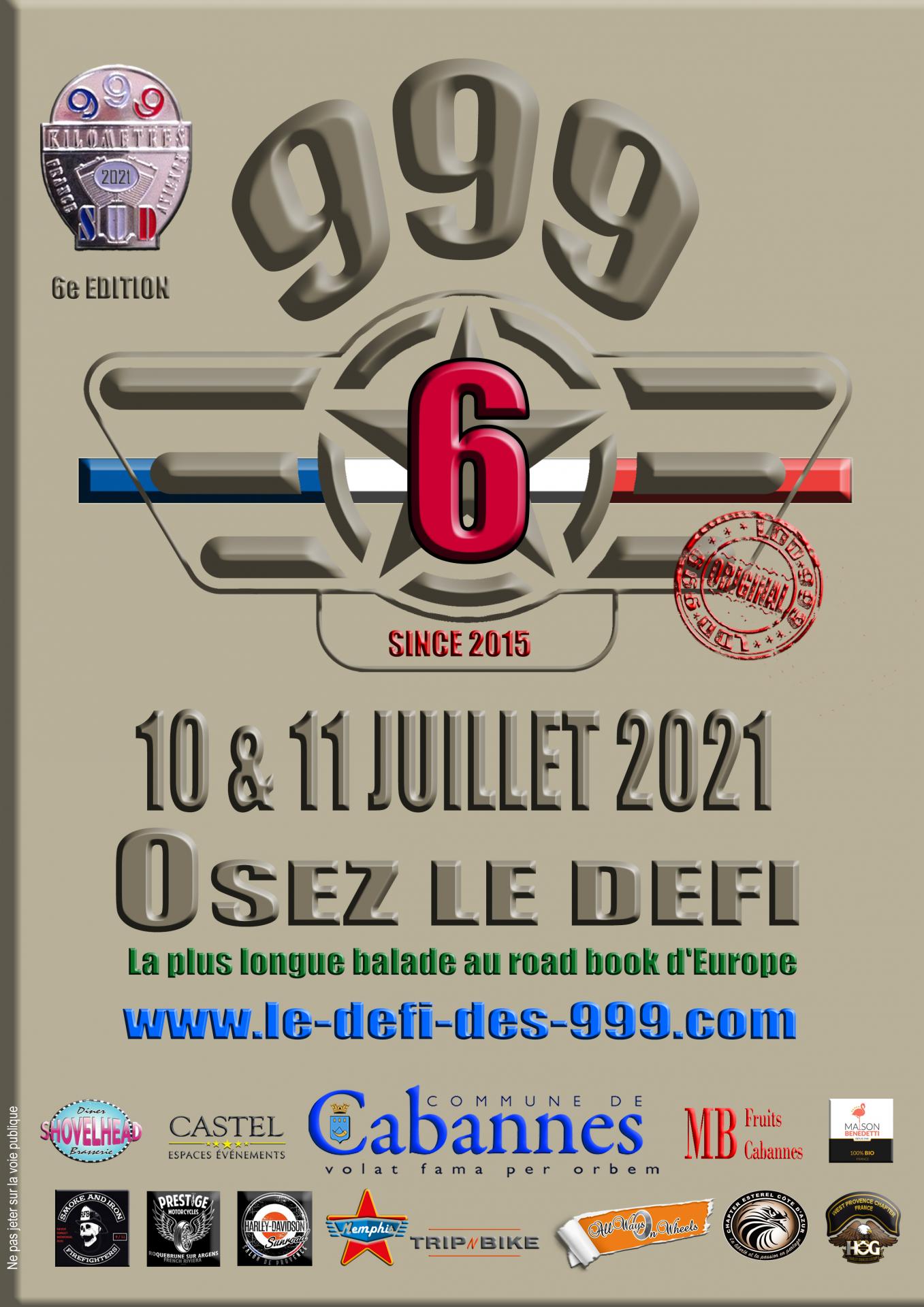 Annonce 2021 defi 999 10 11 juillet 1 