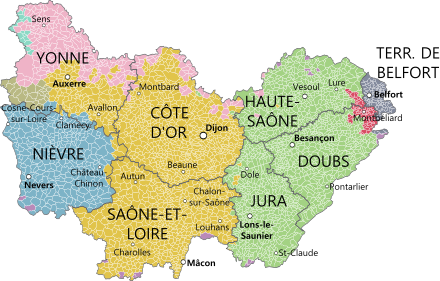 Bourgogne franche comte et provinces