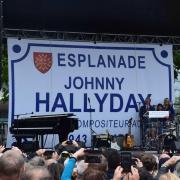 LAETITIA, inauguration de l'esplanade Johnny Hallyday