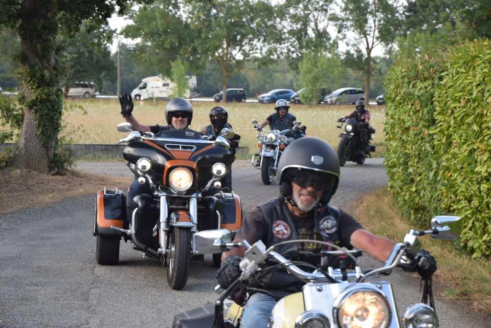 Pierre et son trike Harley