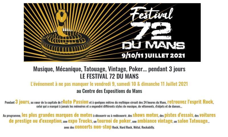 Festival 72 du mans