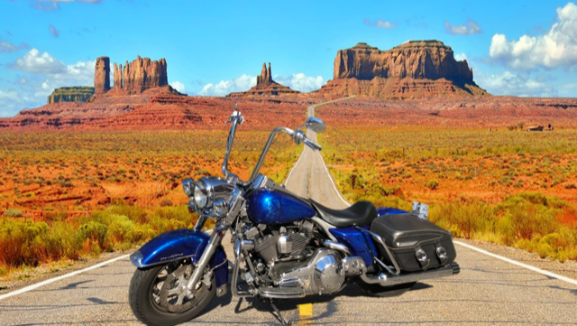 Photo Francois son Roadking Classic 2004 - Monument Valley - Arizona - USA