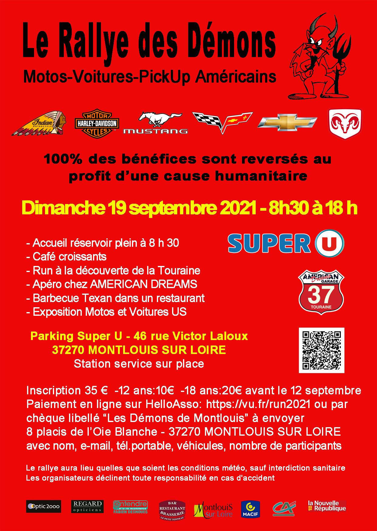 Le rallye des demons flyer rallye 2021 h sept 2021 1 