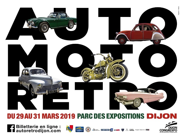 Logo auto moto retro dijon 2019