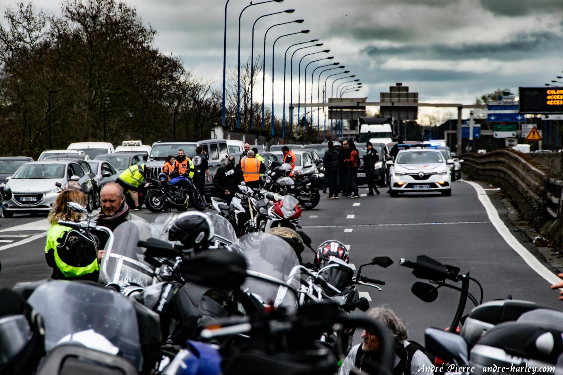 Manifestation des bikers 12 mars 21