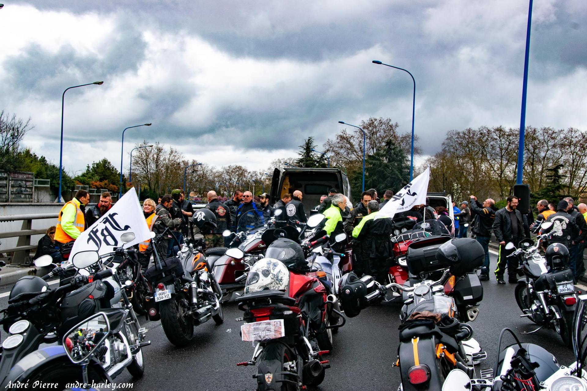 Manifestation des bikers 12 mars 24