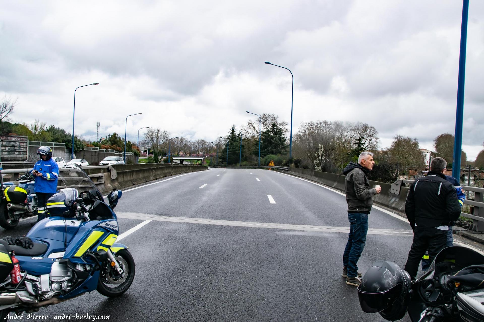 Manifestation des bikers 12 mars 26