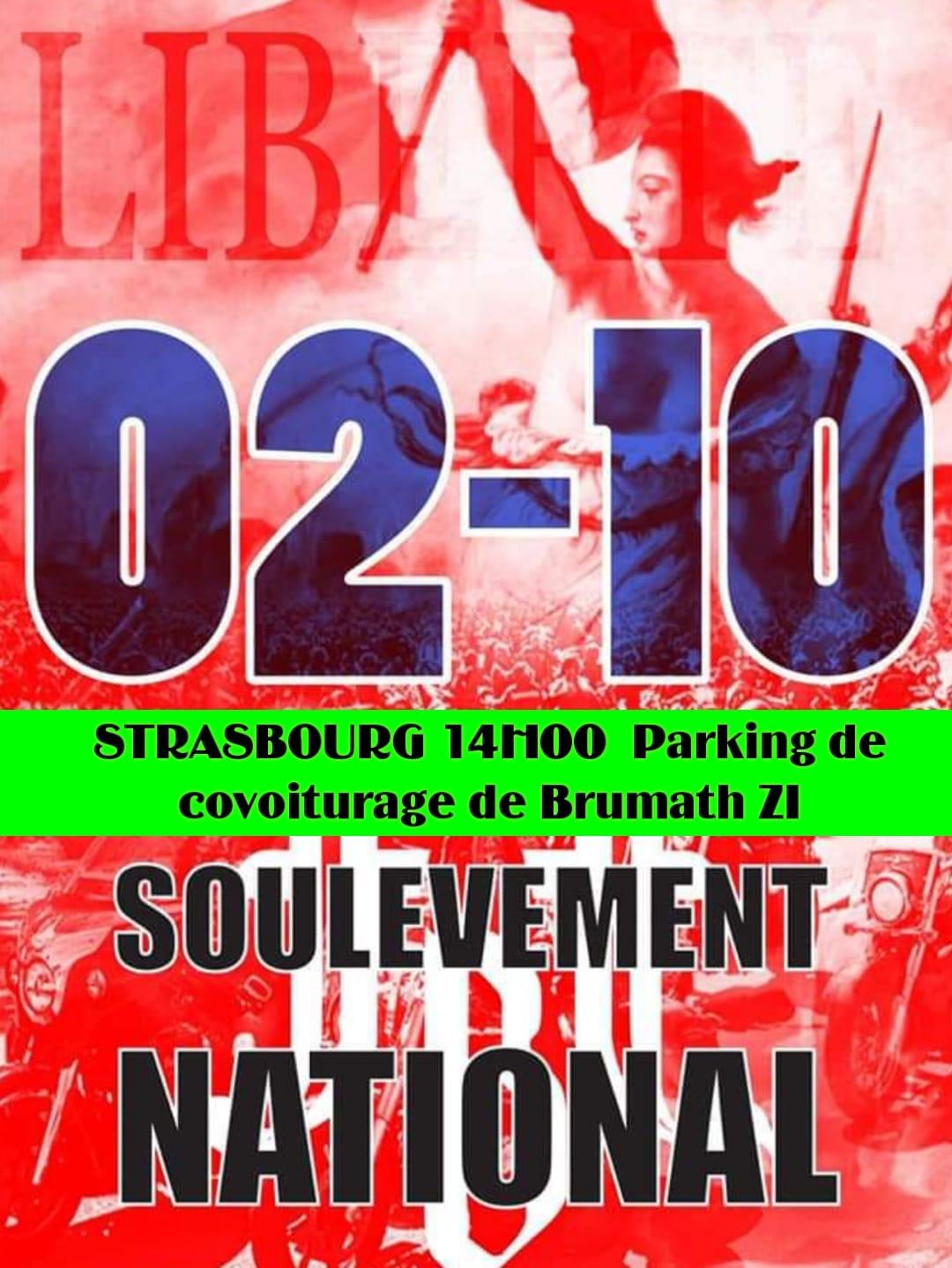 Soulevement national strasbourg