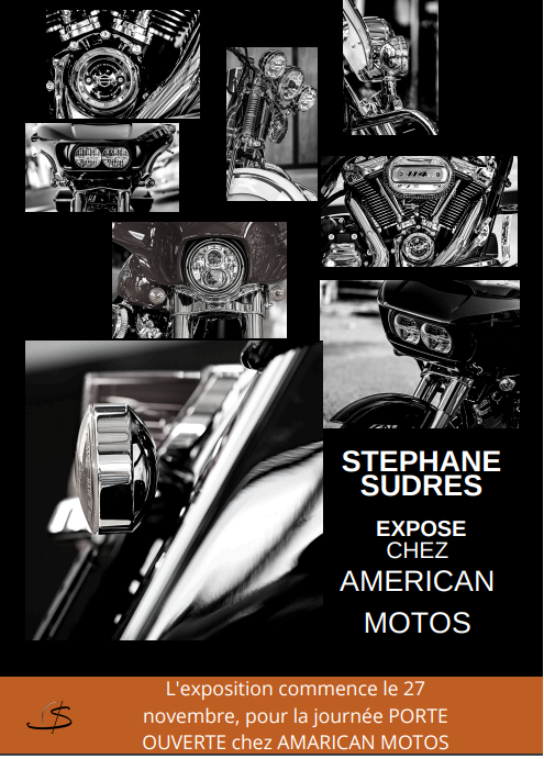 Stéphane expose chez American Motos