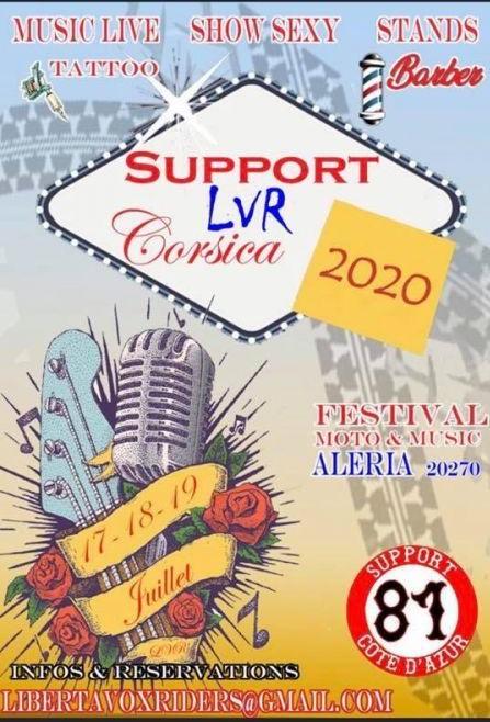 Support liberta vox riders MC Aleria 2021