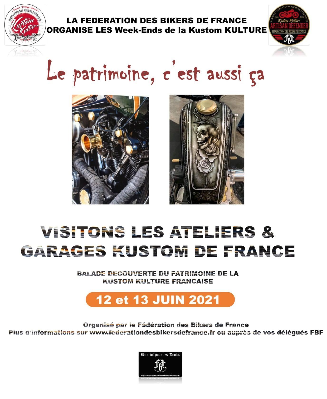 Visitons les ateliers garrages kustom de france